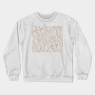 Piazza rose gold marble Crewneck Sweatshirt